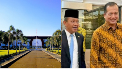 pertemuan antara Gubernur NTB Lalu Muhammad Iqbal dan Menteri Energi dan Sumber Daya Mineral (ESDM) Bahlil Lahadalia