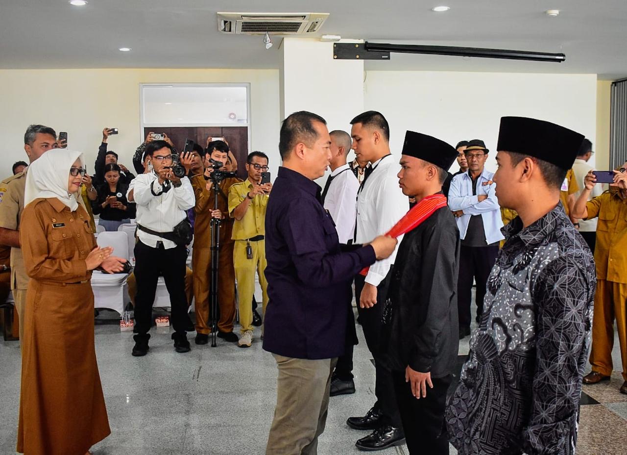 Pelepasan pekerja magang ke Jepang