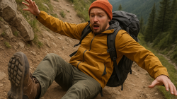 Wisatawan Malaysia Terjatuh di Jalur Pendakian Torean Gunung Rinjani, Tim SAR Lakukan Evakuasi Ekstrem