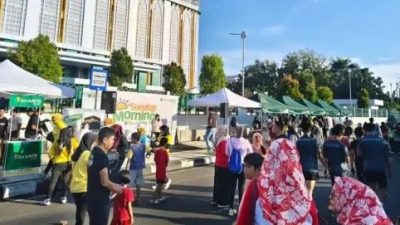 Bank NTB Syariah Dorong Kebangkitan UMKM Lewat Acara Sunday Morning di Mataram
