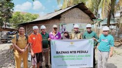 Masyarakat Sampaikan Terima Kasih ke Baznas NTB Atas Bantuan Perbaikan Rumah Layak Huni ke Lansia