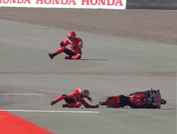 Ritual Sembeq Tak Mampu Selamatkan Marquez di Mandalika, Jatuhnya Dua Kali Lagi