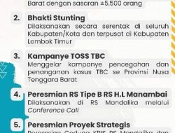 NTB Gelar Rangkaian “NTB Sehat” Sambut HUT ke-67, Ribuan Warga Dapat Layanan Kesehatan Gratis