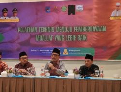 Ketua BAZNAS NTB Jadi Narasumber di Acara Pelatihan Teknis Menuju Pemberdayaan Muallaf yang Lebih Baik