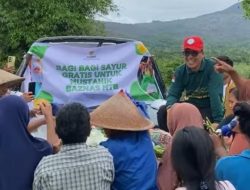 Ketua BAZNAS NTB Salurkan Sayur Gratis dan Paket Sembako untuk Mustahik di Daerah Terpencil Lombok Tengah