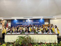 Indah Purwanti Resmi Pimpin Lions Club Cosmostellar Cyber Lombok