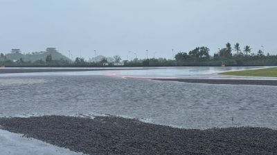 Sirkuit Mandalika Kebanjiran