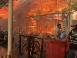 7 Bangunan Kafe dan Restoran Terbakar di Gili Trawangan