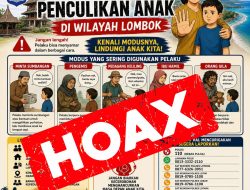 Flyer Penculikan Anak Hoaks, Pemprov NTB Minta Warga Jangan Terpancing