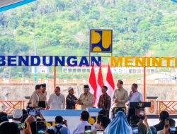 Presiden Prabowo Resmikan Bendungan Meninting, Air Harus Sampai kepada Petani