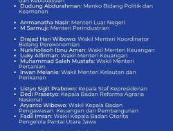 Prabowo Reshuffle Kabinet, Suyudi Jadi Kapolri dan Listyo Sigit ke KSP